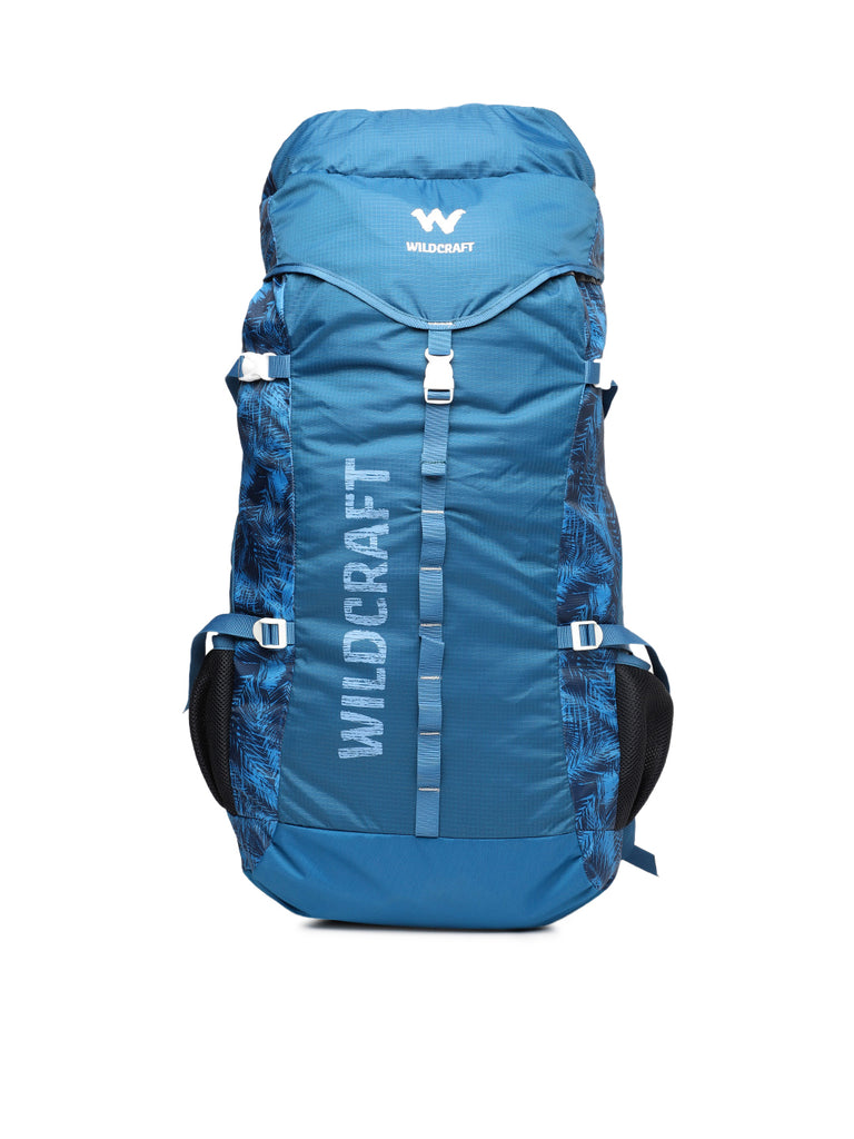 wildcraft 45 ltrs grey and orange rucksack